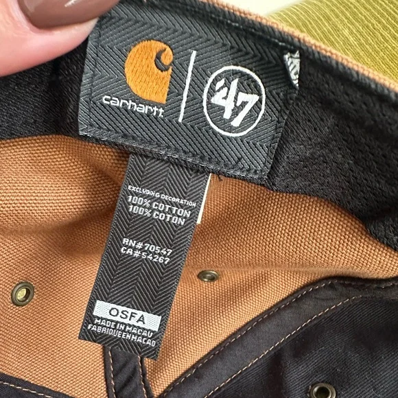 Toronto Blue Jays ‘47 Brand x Carhartt Baseball Cap - Picture 4 of 4